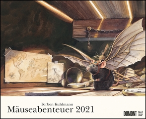 Torben Kuhlmann Mäuseabenteuer 2021 – DUMONT Kinder-Kalender – Querformat 52 x 42,5 cm – Spiralbindung von Kuhlmann,  Torben