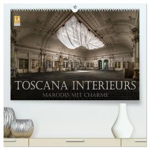 Toscana Interieurs – Marodes mit Charme (hochwertiger Premium Wandkalender 2024 DIN A2 quer), Kunstdruck in Hochglanz von Swierczyna,  Eleonore