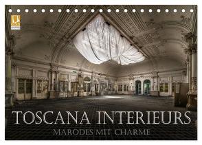 Toscana Interieurs – Marodes mit Charme (Tischkalender 2024 DIN A5 quer), CALVENDO Monatskalender von Swierczyna,  Eleonore