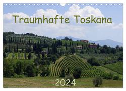 Toskana 2024 (Wandkalender 2024 DIN A3 quer), CALVENDO Monatskalender von Grau,  Anke