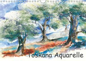 Toskana Aquarelle (Wandkalender 2019 DIN A4 quer) von Krause,  Jitka