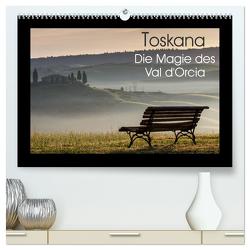 Toskana – Die Magie des Val d’Orcia (hochwertiger Premium Wandkalender 2024 DIN A2 quer), Kunstdruck in Hochglanz von Schürholz,  Peter