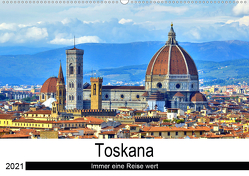 Toskana – Immer eine Reise wert (Wandkalender 2021 DIN A2 quer) von Bergini,  Andrea