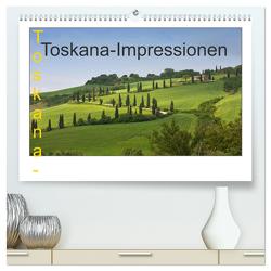 Toskana-Impressionen (hochwertiger Premium Wandkalender 2024 DIN A2 quer), Kunstdruck in Hochglanz von Prediger,  Rosemarie