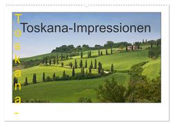 Toskana-Impressionen (Wandkalender 2024 DIN A2 quer), CALVENDO Monatskalender von Prediger,  Rosemarie