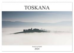 Toskana – Inseln im Nebel (Wandkalender 2024 DIN A2 quer), CALVENDO Monatskalender von Schürholz,  Peter