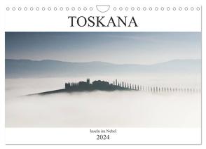 Toskana – Inseln im Nebel (Wandkalender 2024 DIN A4 quer), CALVENDO Monatskalender von Schürholz,  Peter