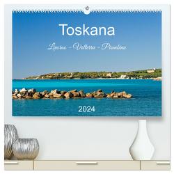 Toskana. Livorno – Volterra – Piombino (hochwertiger Premium Wandkalender 2024 DIN A2 quer), Kunstdruck in Hochglanz von Kolfenbach,  Klaus