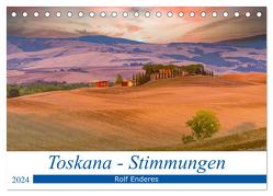 Toskana – Stimmungen (Tischkalender 2024 DIN A5 quer), CALVENDO Monatskalender von Enderes,  Rolf