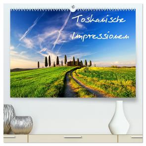 Toskanische Impressionen (hochwertiger Premium Wandkalender 2024 DIN A2 quer), Kunstdruck in Hochglanz von Pachula,  Adam