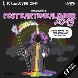 Tot, aber lustig! Postkartenkalender 2019 von Holtschulte,  Michael