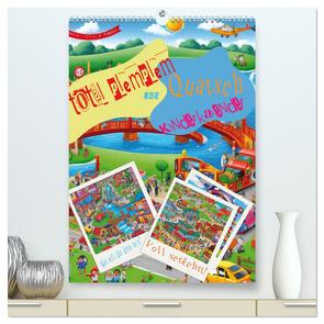 total plemplem und Quatsch Kinderkalender (hochwertiger Premium Wandkalender 2024 DIN A2 hoch), Kunstdruck in Hochglanz von Siebler-Ferry,  Silvia