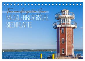 Tour um die großen Seen der Mecklenburgischen Seenplatte (Tischkalender 2024 DIN A5 quer), CALVENDO Monatskalender von Viola,  Melanie