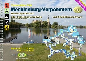 TourenAtlas Wasserwandern / TA6 Mecklenburg-Vorpommern von Jübermann,  Erhard