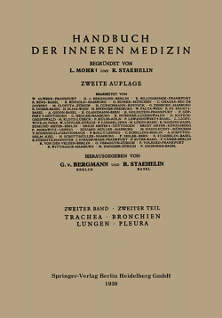 Trachea, Bronchien, Lungen, Pleura von Mohr,  Leo, von Bergmann,  Gustav