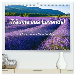 Träume aus Lavendel, Provence in Rosa bis Lila (hochwertiger Premium Wandkalender 2024 DIN A2 quer), Kunstdruck in Hochglanz von Feuerer,  Jürgen