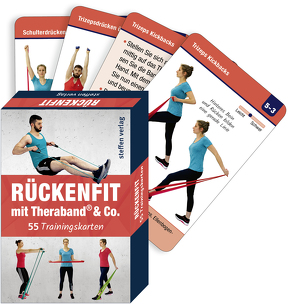 Trainingskarten: Rückenfit mit TheraBand® & Co. von Thomschke,  Ronald