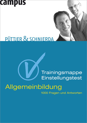 Trainingsmappe Einstellungstest Allgemeinbildung von Püttjer,  Christian, Schnierda,  Uwe