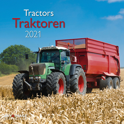 Traktoren 2021 – Wand-Kalender – Broschüren-Kalender – A&I – 30×30 – 30×60 geöffnet