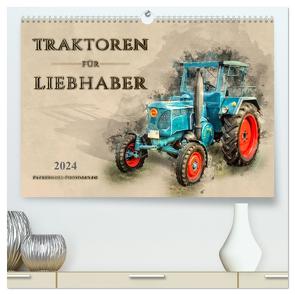 Traktoren für Liebhaber (hochwertiger Premium Wandkalender 2024 DIN A2 quer), Kunstdruck in Hochglanz von Roder,  Peter