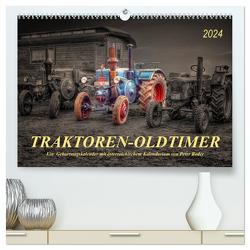 Traktoren – Oldtimer (hochwertiger Premium Wandkalender 2024 DIN A2 quer), Kunstdruck in Hochglanz von Roder,  Peter