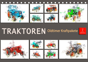 Traktoren Oldtimer Kraftpakete (Tischkalender 2022 DIN A5 quer) von Roder,  Peter