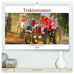Traktorrennen – die 24 Stunden von Reingers (hochwertiger Premium Wandkalender 2024 DIN A2 quer), Kunstdruck in Hochglanz von Simlinger,  Wolfgang