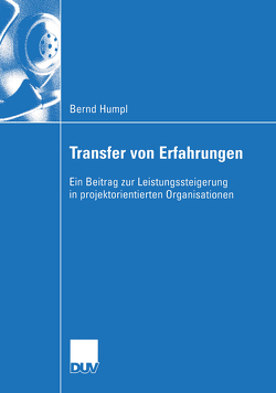 Transfer von Erfahrungen von Humpl,  Bernd