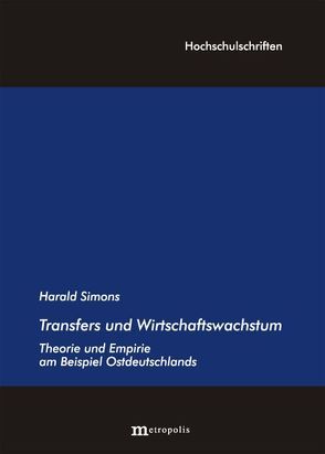 Transfers und Wirtschaftswachstum von Simons,  Harald