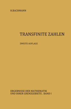 Transfinite Zahlen von Bachmann,  Heinz