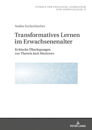 Transformatives Lernen im Erwachsenenalter von Eschenbacher,  Saskia