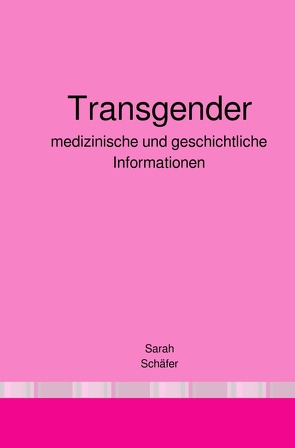 Transgender von Schäfer,  Sarah