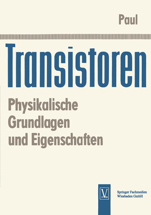 Transistoren von Paul,  Reinhold