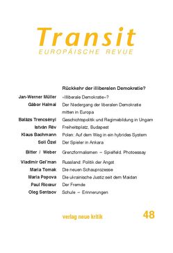 Transit 48. Europäische Revue von Bachmann,  Klaus, Halmai,  Gábor, Marczewski,  Pawel, Michalski,  Krzysztof, Müller,  Jan-Werner