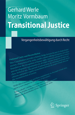 Transitional Justice von Vormbaum,  Moritz, Werle,  Gerhard