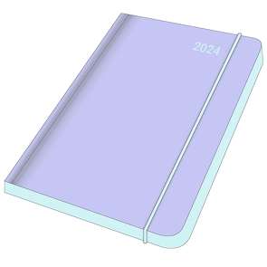 TRANSLUCENT 2024 – Diary – Buchkalender – Taschenkalender – 12×17