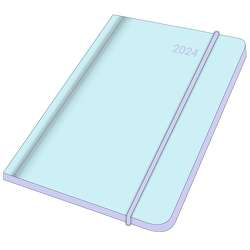 TRANSLUCENT 2024 – Diary – Buchkalender – Taschenkalender – 8×11,5