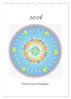 Transluzent-Mandalas (Wandkalender 2024 DIN A3 hoch), CALVENDO Monatskalender von Zapf,  Gabi