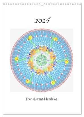 Transluzent-Mandalas (Wandkalender 2024 DIN A3 hoch), CALVENDO Monatskalender von Zapf,  Gabi