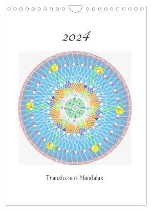 Transluzent-Mandalas (Wandkalender 2024 DIN A4 hoch), CALVENDO Monatskalender von Zapf,  Gabi