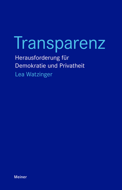 Transparenz von Watzinger,  Lea