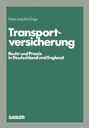 Transportversicherung von Hans Joachim,  Enge
