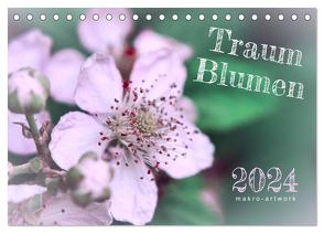 Traum Blumen (Tischkalender 2024 DIN A5 quer), CALVENDO Monatskalender von M.F.W.,  M.F.W.