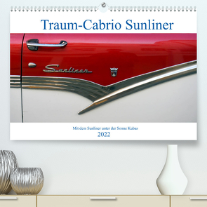 Traum-Cabrio Sunliner – Mit dem Sunliner unter der Sonne Kubas (Premium, hochwertiger DIN A2 Wandkalender 2022, Kunstdruck in Hochglanz) von von Loewis of Menar,  Henning