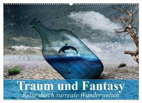 Traum und Fantasy. Reise durch surreale Wunderwelten (Wandkalender 2024 DIN A2 quer), CALVENDO Monatskalender von Stanzer,  Elisabeth