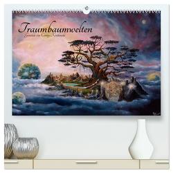Traumbaumwelten – Gemälde von Conny Krakowski (hochwertiger Premium Wandkalender 2024 DIN A2 quer), Kunstdruck in Hochglanz von Krakowski,  Conny