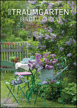 Traumgärten 2023 – Bildkalender A3 (29,7×42 cm) – Beautiful Gardens – mit Feiertagen (DE/AT/CH) und Platz für Notizen – Wandkalender – Gartenkalender
