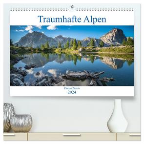 Traumhafte Alpen (hochwertiger Premium Wandkalender 2024 DIN A2 quer), Kunstdruck in Hochglanz von Ziereis,  Florian