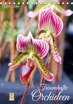 Traumhafte Orchideen (Tischkalender 2024 DIN A5 hoch), CALVENDO Monatskalender von Kruse,  Gisela