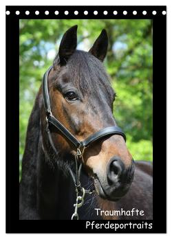 Traumhafte Pferdeportraits (Tischkalender 2024 DIN A5 hoch), CALVENDO Monatskalender von Daus,  Christine